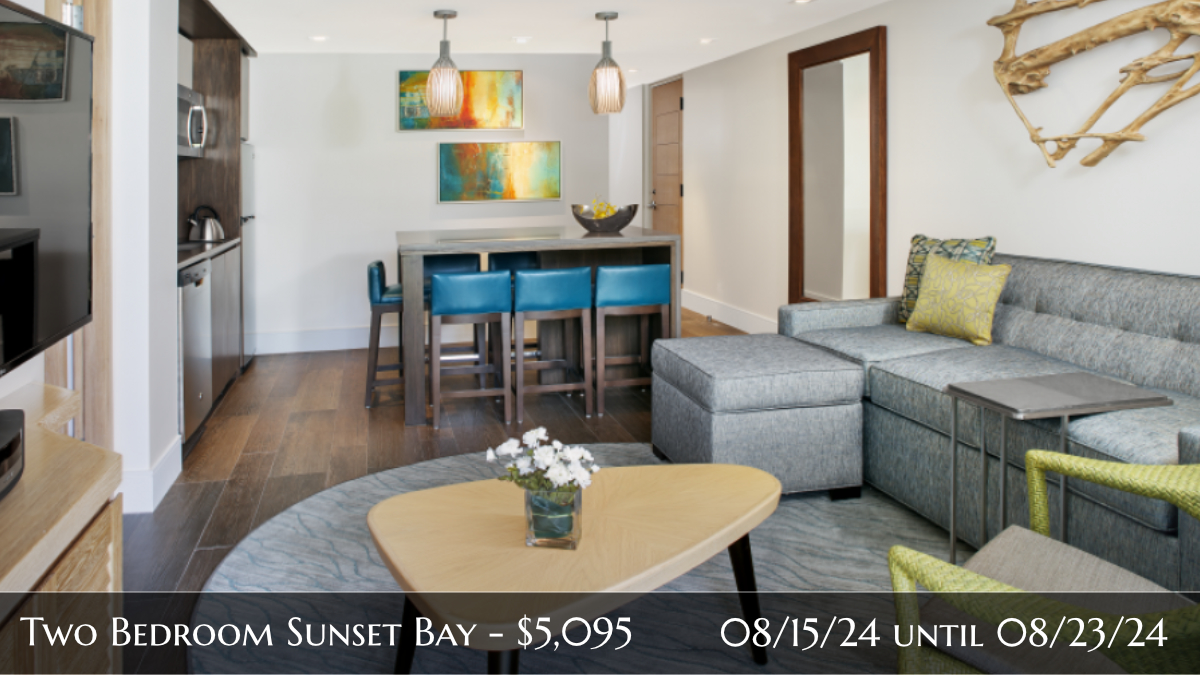 Two Bedroom Sunset Bay Villa - $7,195/week! Poolside or Beachside! Christmas Week!