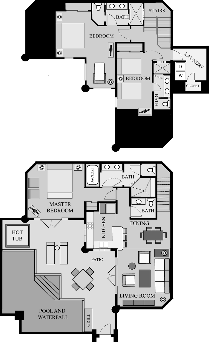Virgin Grand - Three Bedroom (buildings 43 & 44) (except Villa 4415) Virgin Grand - Three Bedroom (buildings 43 & 44) (except Villa 4415)